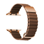Nahast magnetrihm Apple Watchile 10 Ultra Band 46mm 42mm 49/44mm 40mm 41mm 45mm Naiste silmusk&auml;ev&otilde;ru iWatch Series 9 8 SE 7 42 44 45 49mm black