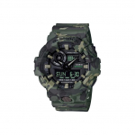 Casio Youth Series Linnakamuflaaž Veekindel Kvartsliikumine Vaikrihmaga K&auml;ekell Meeste Kellad Must GA-700CM-3A Army Green Strap