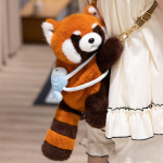 TreasuringU Kawaii Loomadega Seljakott Armas Punane Panda Rebane Koolikott Laste Ristkorral K&auml;ekott Kingitus orange