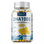 DHA 1000mg - 3x Tugevus Omega-3 Kala&otilde;li, EPA, K&otilde;rgeim Potentsus, Luude Tervis 120
