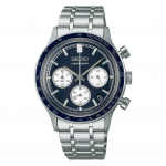 SEIKO SELECTION SBTR053 Kronograaf Tak&uuml;meeter Kuup&auml;evakalender Tumesinine Roostevaba Teras [Seiko Kell] Meeste Kell, Patareitoitega Kvarts, Funktsioon, Bezel,