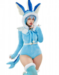Kaunis t&uuml;drukukost&uuml;&uuml;m Cosplay Anime M&auml;ng Koduriietus Pidžaama &Uuml;hesosaline Kehakleit Huppar Merineitsi Loom Koletis Elukas Armas Moe Kohev Armas Pikkade varrukatega sinine