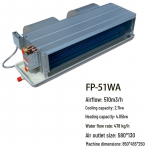 Horisontaalne peidetav ventilaator-soojusvaheti