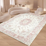 Euroopa stiilis luksuslik vaip elutupp lillemustriga kaunistus magamistuba suured vaibad diivaniala libisemisvastane kergesti puhastatav p&otilde;randamatt 120cm x 160cm beige