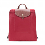 Longchamp Le Pliage 26 Kokkupandav L&otilde;uend ja Nahast &Auml;&auml;risega Seljakott Naiste seljakott Punane 1699089545 Red