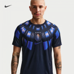 Nike Dri-Fit 2026 Hooaeg Uruguayi Meeskonna V&otilde;&otilde;rsilf&auml;nnide V&auml;litingimustes Kiiresti Kuivav Spordis&auml;rk L&uuml;hikeste Varrukatega Jalgpalli S&auml;rk Meestele L