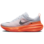 Nike ZoomX Invincible Run Flyknit 3 Puhta plaatina ja h&uuml;perpunase v&auml;rvi meeste tossud Hall ja jahehall Must DR2615-008 40.5 gray