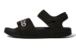 Adidas Adilette Sandaal K S&uuml;nteetiline Nahk Libisemisvastane Kulumiskindel Sandaal Must Laste G26879 28