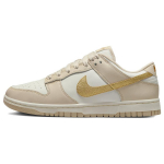 Nike Naiste Dunk Low Kuldse Swooshiga Naiste Tossud Valge Fantoom Metallik-Kuldne DX5930-001 40.5