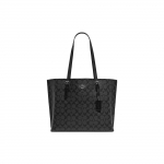 Coach Mollie Klassikaline Monogramm Prindiga T&otilde;mblukuga K&auml;ekott Naiste K&auml;ekott Must 1665-SVTSQ Basic Set (Bag+Dust Bag)