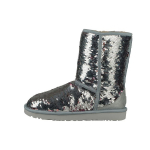 UGG Classic Short Saabas Sequin - H&otilde;bedane Naiste Tossud 1094982-SLVR 38