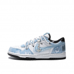 Nike Big Jiang Jin Yue, Meres&otilde;dalane Poseidon Libisemisvastased Kulumiskindlad Madalad Lauatennise Jalan&otilde;ud Unisex Valge Sinine 355152-107(Team724- ) 45
