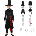 Demonik&uuml;ti T&uuml;drukute Grupp & Qin Yu Poiste Grupp Cosplay R&otilde;ivakomplekt - 5K-POP Esitusr&otilde;ivas Children 130 black