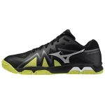 Mizuno Wave Medal Rise Hingavad Vastupidavad Libisemiskindlad Madalad Lauatennisejalatsid Unisex Jalan&otilde;ud Must Kollane 81GA211005 42.5 black