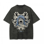 Mahito Idle Transfiguration T-s&auml;rk Jujutsu Kaisen Graafiline T-s&auml;rk Vintage Pesuga &Uuml;le suur Retro Anime Harajuku Meeste Streetwear M