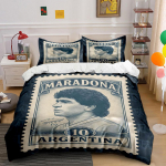 Portree tekstiga Maradona . Voodipesukomplektid Tekikotikomplektid Tekikotid Padjap&uuml;&uuml;rid(1 * Tekikott 2 * Padjap&uuml;&uuml;ri, ilma tekita) 135x200cm