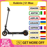 KuKirin S1 Max Kokkupandav Elektriline T&otilde;ukeratas, 350W Mootor, 36V 10.4Ah Aku, 8-tollised Rehvid, Maksimaalne Kiirus 30km/h 8 inch Tires, 30km/h Max Speed,