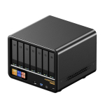 WTR MAX AMD Ryzen 7 Pro 8845HS NAS Mini PC DDR5 5600MHz Toetab 4&times;2.5/3.5 k&otilde;vaketast 2&times;M.2 2280 NVMe Lauaarvuti NAS DIY Arvuti