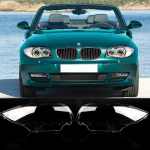 BMW E81 E87 E82 E88 2003-2011 jaoks Auto Esitulede Klaas Esitulede Korpuse Kate 1. Seeria 2pcs for pair light blue