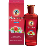 Navratna Ayurveda Jahutav &Otilde;li Taimne Massaaži&otilde;li Stressi Leevendamiseks ja Peanaha Rahustamiseks Juuste L&otilde;&otilde;gastav Segu 500 ml