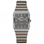 RADO radar Anatom series automaatne mehaaniline liikumine 50 meetrit veekindel unisex PVD kattega korpus keraamiline roostevaba teras PVD kattega rihm R10203102 hall v&auml;rv