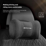 CWTR1 Auto peatugi kaelatoega iste nimmetugi Hingav pehme kaelapadi Autotarvikud Mercedes Benz AMG A B C E G CLA jaoks