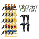 T&auml;hes&otilde;dade minifiguurid, Super Battle Droid ja B1 Battle Droid Army ehitusplokkidest tegevusm&auml;ngufiguurid