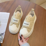 Velcro valged kingad naistele Kevadised uued paksu tallaga mitmek&uuml;lgsed vabaaja tossud 37 khaki
