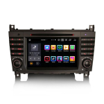 EU Erisin ES8569C 7\ DSP Android 14 Autostuudio Mercedes Benz C-klassile CLC W203 CLK W209 GPS 4G DAB+ CD-m&auml;ngija Mirror Link 7" 64 g 4 g
