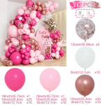 Roosa Macaron Balloon Garland Arch Kit Pulmapeo Sisustus Lastele Baby Shower Lateks &otilde;hupallikett Pulmapeo Baloon Other roosa
