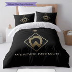 Werderi meeskonna voodipesu tekkikomplekt Tekikate padjap&uuml;&uuml;r Kodu kaunistus S&uuml;nnip&auml;evakingitus (1 * tekikott + 2 * padjap&uuml;&uuml;ri, ilma s&uuml;damikuta) 135x200cm