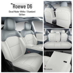 Roewe D6 Universaalne Hingav Nahast Istmekate - Aastaringselt Kasutatav Autotarvik gray