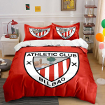 Athletic Club Bilbao Voodipesu Komplekt Voodipesu Tekikott Komplekt Tekikott Padjap&uuml;&uuml;rid (1 * Tekikott 2 * Padjap&uuml;&uuml;ri, ilma tekita) 140x200cm red
