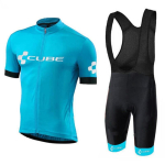 CUBE Rattas&auml;rk L&uuml;hikeste Varrukatega Kiiresti Kuivav Jalgratta Riietus Maantee MTB Rulluisutamine Unisex Spordir&otilde;ivad M blue