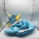 Magamisseeria Eeveelution Vaporeon Flareon Suured pehmed m&auml;nguasjad Aquali nukk Armas kaunistus T&auml;idisega pehme m&auml;nguasi Padi Pok&eacute;moni kingitus gray