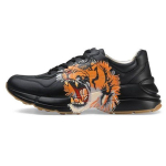 GUCCI Rhyton Tiigrimustriga Nahast Tennised 548635 DRW00 1000 41.5 black