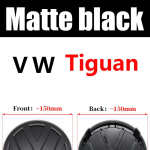 BSF1 2026 Kuumad Embleemid VOLKSWAGEN VW 2026 Kuum B5 1TK ABS Auto Esiv&otilde;re Pagasiruumi Embleem Logo Tiguanile 2017 2018 2019 2020 A dc2 1Pc Front matt must v&auml;rv