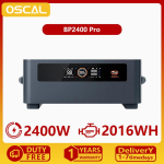 Oscal Powermax 2400Pro Kaasaskantav Toitejaam 2400W 2016Wh P&auml;ikesegeneraator Telkimiseks, Koduseks Kasutamiseks, H&auml;daolukordadeks BP2400 Pro (Battery Pack)-yy