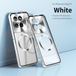 Magnetiline &uuml;mbris Motorola Edge 70 jaoks &Uuml;mbris Magsafe jaoks Alumiiniumisulamist Metallraam Matt L&auml;bipaistev Kate P&otilde;rutuskindel Kaitserauaga Motorola Edge 70 gray