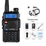 Baofeng UV-5R USB Pika Vahemaa Kahe Sagedusriba Amat&ouml;&ouml;rraadio VHF UHF FM CB 128CH 2200mAh Kaasaskantav K&auml;eshoitav Pika Vahemaa Kahepoolne Raadio