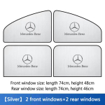 Auto k&uuml;lgakna p&auml;ikesekate Magnetiline UV-kaitse Kardinad P&auml;ikesekaitse Kate Mercedes Benz AMG W204 W205 W212 W221 W177 GLA GLE jaoks white
