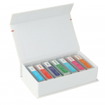 35 t&uuml;kki v&auml;rvilisi mikroskoobin&auml;idiseid, esmane ja sekundaarne bioloogiliste proovide slaidid