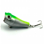 1tk Hengjia 7,4g 5cm Topwater Popper kalastustarbed