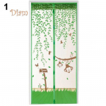 Lachepperi k&auml;ed-vabad magnetiline pehme uks, vastupidav k&auml;rbsestik s&auml;&auml;sevastane v&otilde;rkkardin 90cm x 210cm