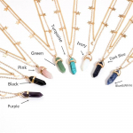 Boho Jewelry geomeetriline Stone Moon & Star mitmekihiline ripats kaelakee kaelakeed naistele lilla