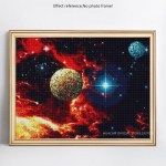 Teemantmaal Maastiku mosaiik Kingitus Rhinestone t&auml;is&uuml;mmargune ristpistes 20X30CM