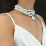 Pearl Jewelry Gift Mitmekihiline kaelakee Elegantne Faux Party