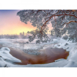 DIY teemantmaaling talvine maastik muster helmestega teemanttikandid maastik lumi kivikivi 20X30CM