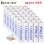 PALO 4-28tk 3A AAA laetav aku 1,2V 1100mAh ni-mh akud 32PCS