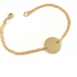Les Tr&eacute;sors De Lily [D4586] - Bracelet Plaqu&eacute; Or 'Love' kuld